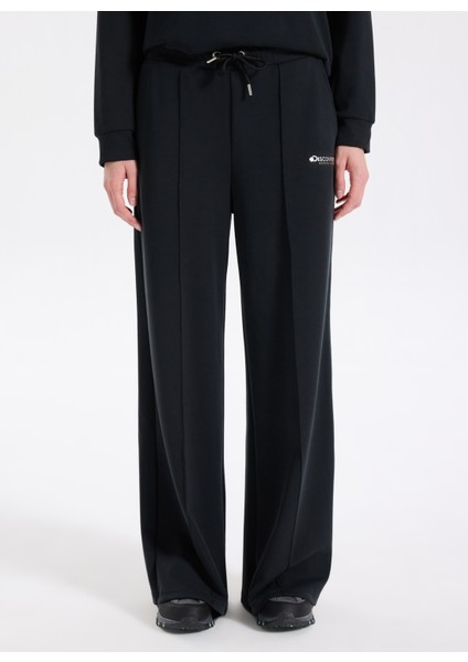 D5WL-EA3585 Siyah Relaxed Düz Kadın Eşofman Altı modelleri