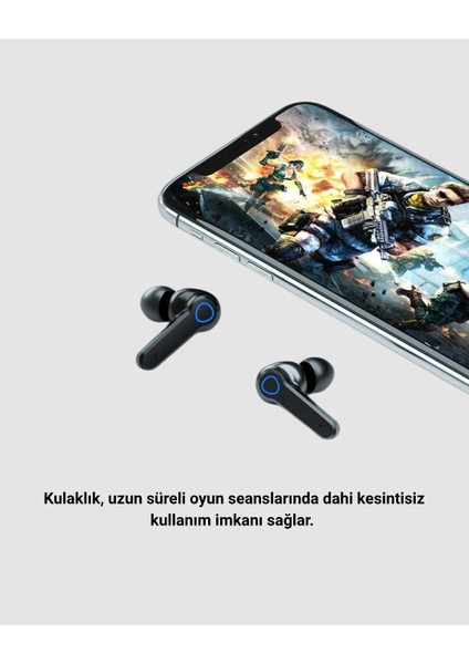 Buğz Powerbank’lı M19 Bluetooth Kulaklık – Oyun Için Düşük Gecikme, Uzun Kullanım ve Şarj Desteği modelleri