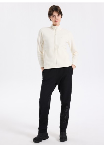 D5WL-EA3583 Siyah Relaxed Düz Kadın Eşofman Altı