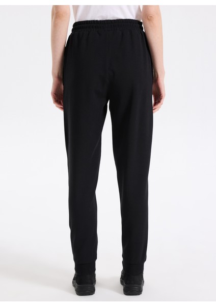 D5WL-EA3583 Siyah Relaxed Düz Kadın Eşofman Altı indirimleri