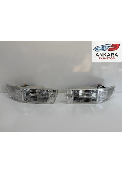 Toyota Rav-4 1998 - 2000 Ön Sinyal Lambası Sağ - Sol Takım (Şeffaf Tip) indirimleri