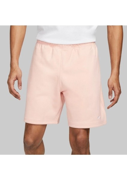 Nrg Solo Swoosh Fleece Shorts Pamuklu Geniş Kesim Pembe Şort