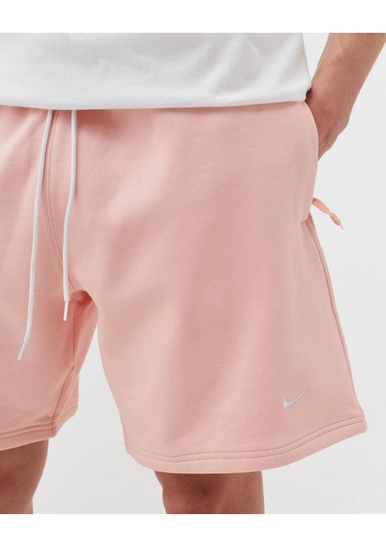 Nrg Solo Swoosh Fleece Shorts Pamuklu Geniş Kesim Pembe Şort indirimleri