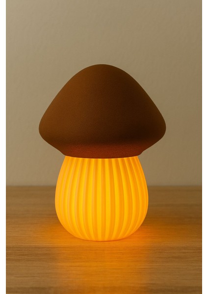 Dekoratif Işıklı Mantar Biblo Seti , Tealight LED Mumlu fırsatları