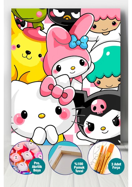 Bizim Takım Sayılarla Boyama Seti