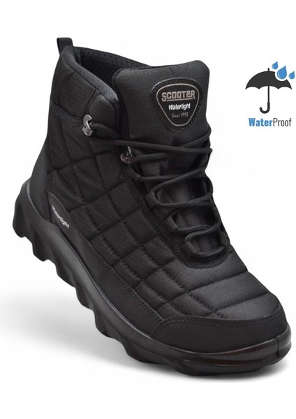 7204 Ortopedik Taban Su Geçirmez Outdoor Erkek Bot Ayakkabı Tekstil Malzeme