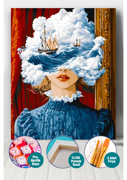 Kafamda Fırtınalar Sayılarla Boyama Seti