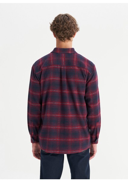 Regular Fit Lacivert Erkek Gömlek W2520067410 Lacivert Gömlek indirimleri