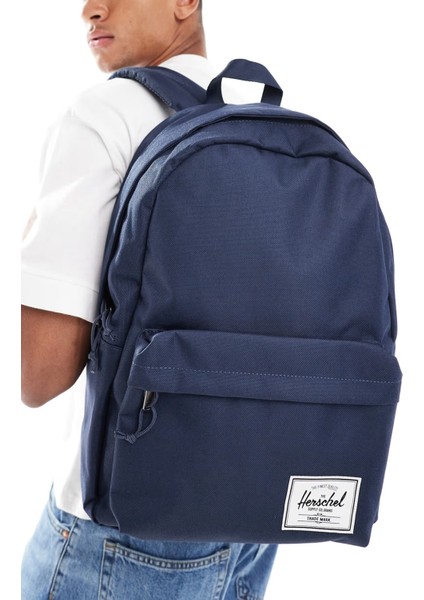 Classic Backpack Navy 26L Uisex (43CM x 32CM x 16,5cm) Sırt Çantası Lacivert
