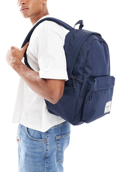 Classic Backpack Navy 26L Uisex (43CM x 32CM x 16,5cm) Sırt Çantası Lacivert fiyatları