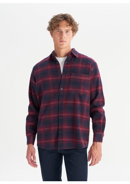 Regular Fit Lacivert Erkek Gömlek W2520067410 Lacivert Gömlek