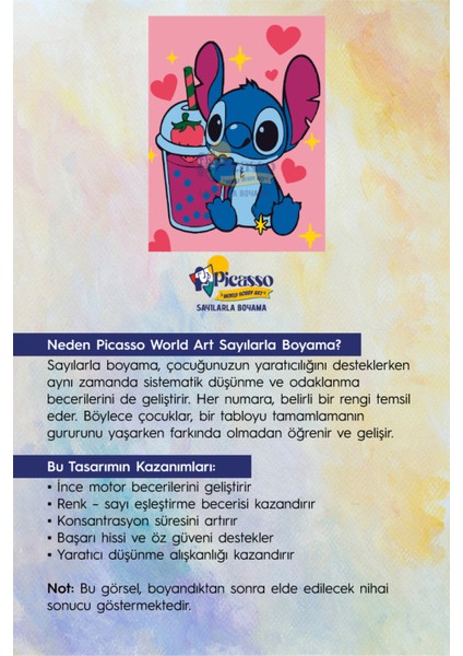 Tatlı Stik Sayılarla Boyama Seti fiyatları