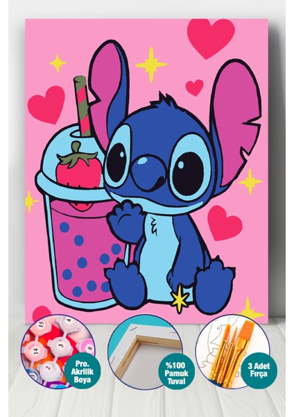 Tatlı Stich Sayılarla Boyama Seti