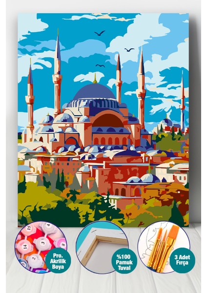 Ayasofya Sayılarla Boyama Seti