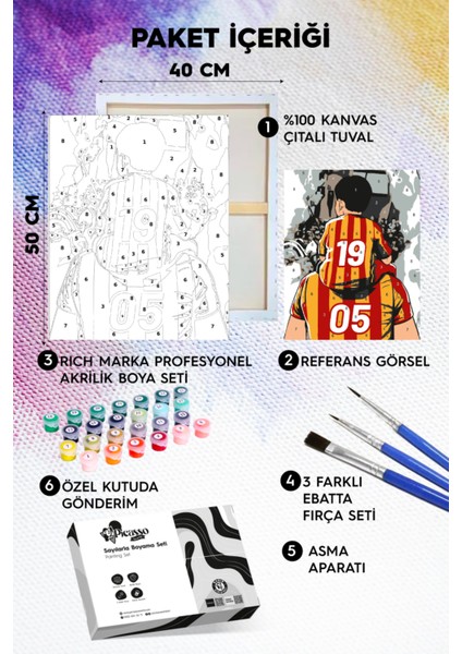 Aslan Babam Sayılarla Boyama Seti fiyatları