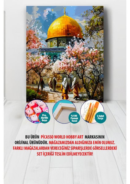 Kudüse Yolculuk Sayılarla Boyama Seti fırsatları