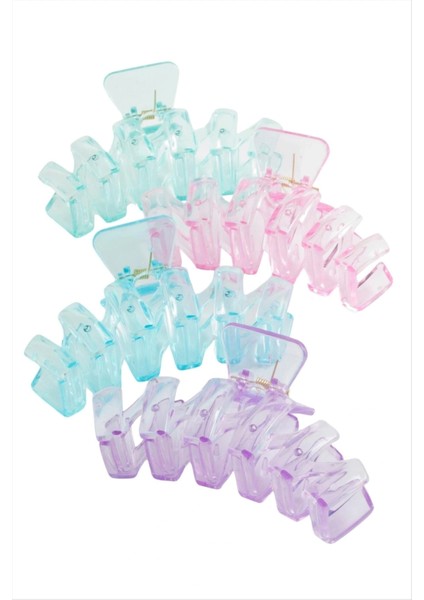 Buğz Zikzak Renkli Mandal Toka 11 cm