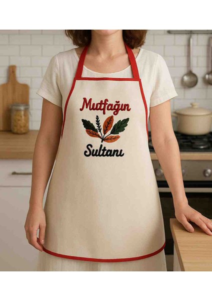 Punch Işlemeli Mutfak Önlüğü ,bohem Mutfak Önlüğü ,