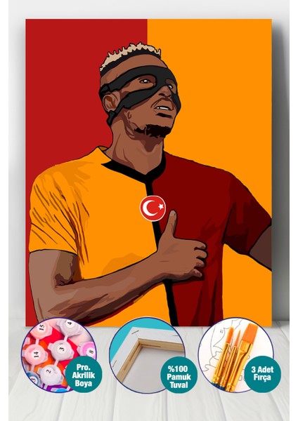 Maskeli Balo Sayılarla Boyama Seti