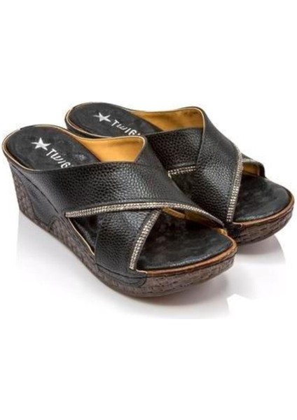 Asel 23 Kadın Terlik Siyah 36/40