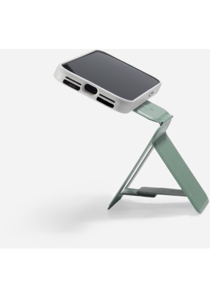 Magsafe Destekli Katlanabilir Mini Telefon Tripodu – Ayarlanabilir Masaüstü Stand, Seyahat Dostu Tasarım, Tüm Telefonlara Uyumlu