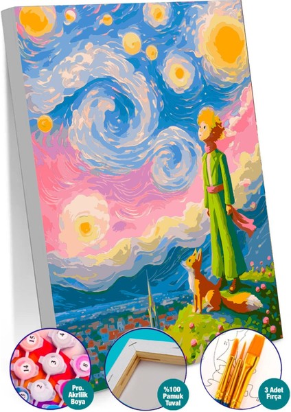 Küçük Prens Sayılarla Boyama Seti