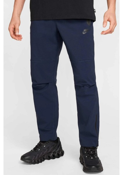 Sportswear Tech Woven Open-Hem Trousers Erkek Dokuma Eşofman Altı Lacivert