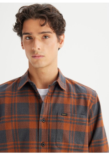 Regular Fit Bordo Erkek Gömlek L66N9620971 Bordo Gömlek fırsatları