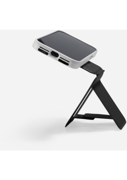 Magsafe Destekli Katlanabilir Mini Telefon Tripodu – Ayarlanabilir Masaüstü Stand, Seyahat Dostu Tasarım, Tüm Telefonlara Uyumlu