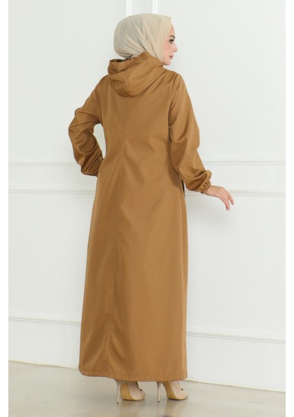 Armalı Fermuarlı Trençkot Taba 19217 fırsatları