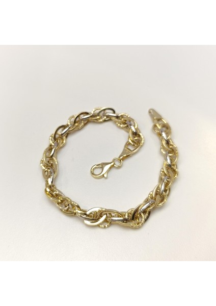 7.2mm Palamut Haloy Bileklik Künye 14 Ayar Altın Hd Videolu fırsatları