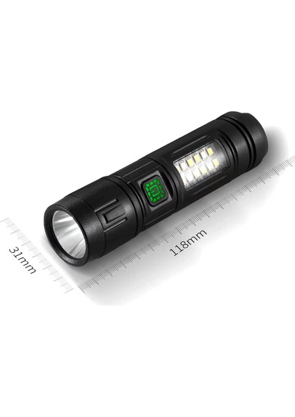 Güçlü Şarj Edilebilir LED El Feneri, Balıkçılık, Avcılık ve Kamp Içinel Feneri PT-4228