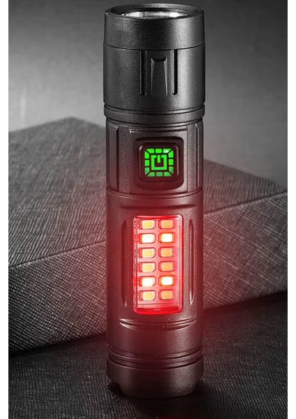 Güçlü Şarj Edilebilir LED El Feneri, Balıkçılık, Avcılık ve Kamp Içinel Feneri PT-4228