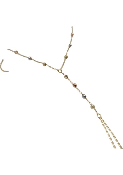 Şahmeran Dorika Toplu Bileklik Künye 14 Ayar Altın Hd Videolu