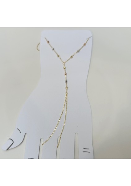 Şahmeran Dorika Toplu Bileklik Künye 14 Ayar Altın Hd Videolu modelleri