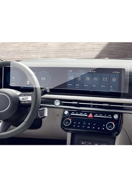 Hyundai Tucson ile Uyumlu 2025 Model Büyük Bilgi Ekranı Multimedya 9h Nano Ekran Koruyucu