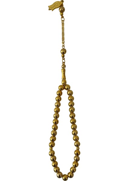 Gold Renk Tesbih – Erkek Tesbih – Şık ve Dayanıklı Model – Erkek Aksesuar