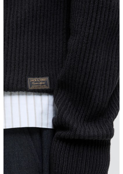 Jjpannel Pamuk Karışım Regular Fit Bisiklet Yaka Kazak Erkek Kazak 12278916 fırsatları