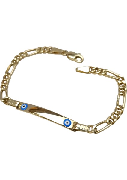 Çocuk Isim Yazılabilir Bileklik 14 Ayar Altın Hd Videolu