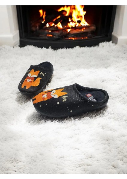 Yumuşak Taban Küçük Tilki Figürlü Ev Terlik fırsatları
