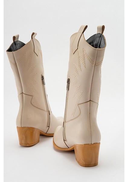 Kaydırmaz Yıldız Desenli Çizme Ten Cilt fırsatları