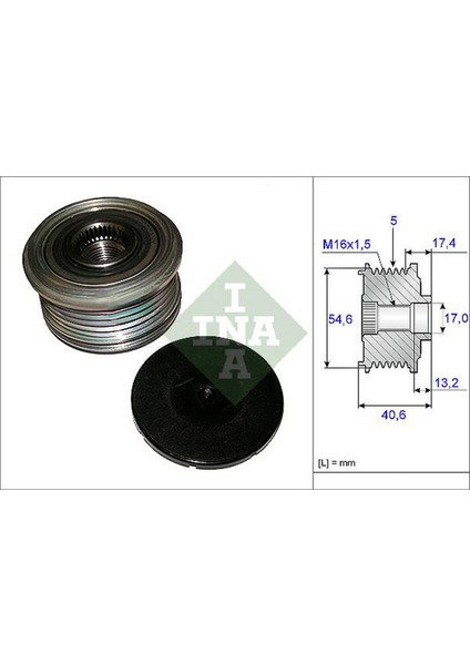 Mtxdpn Alternatör Kasnaği Clio Ii 01 Symbol 12 Kng 01 Logan 05 Sander 08 1.5 Dci