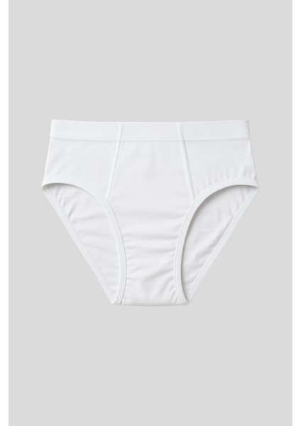Erkek Pamuklu Süprem Slip Külot 3'lü Paket – Rahat & Dayanıklı | Beyaz K0037 fiyatları