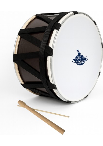 Cd-30 Çocuk Davulu 30CM Profesyonel - El Yapımı, Dayanıklı Deri (Tokmak ve Çubuk Dahil)