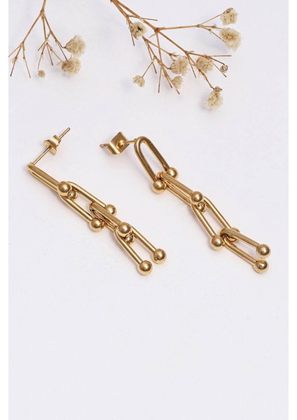 Altın Kaplama Tiffany Çelik Küpe fırsatları