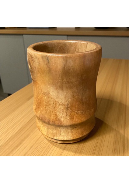 🌰🌳 El Yapımı Ceviz & Meşe Ağacından Ahşap Havan fırsatları