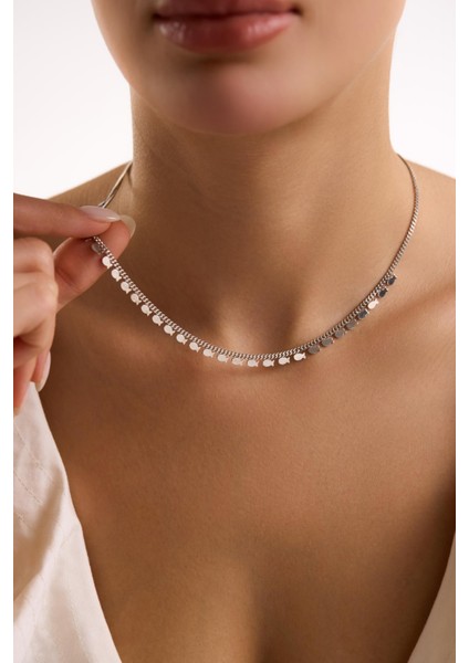 925 Ayar Gümüş Rodyum Kaplama Gurmet Zircirli Minimal Balık Model Kolye fırsatları