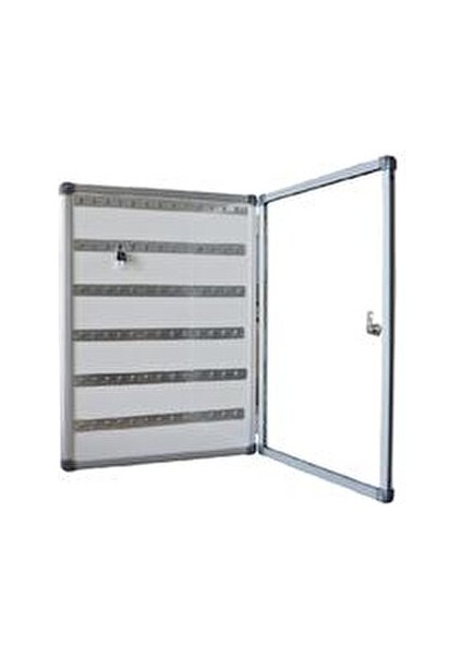Anahtar Dolabı Alüminyum Çerçeve 36 Anahtar Kapasiteli 35 x 50 cm Duvara Monte fiyatları