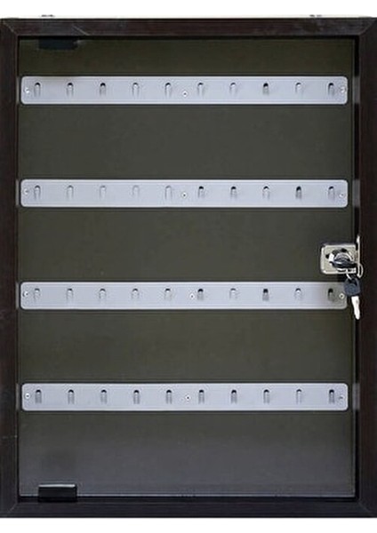 Ahşap Anahtar Dolabı 40 Anahtar Kapasiteli 37x52 cm Modern Tasarım fiyatları