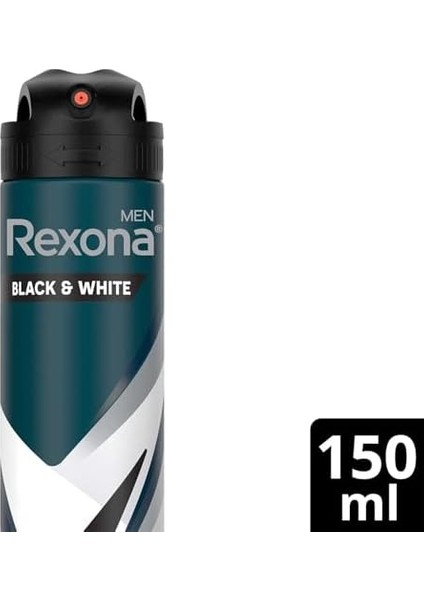 Rexona Men Erkek Sprey Deodorant Invisible Black & White 150 ml fiyatları